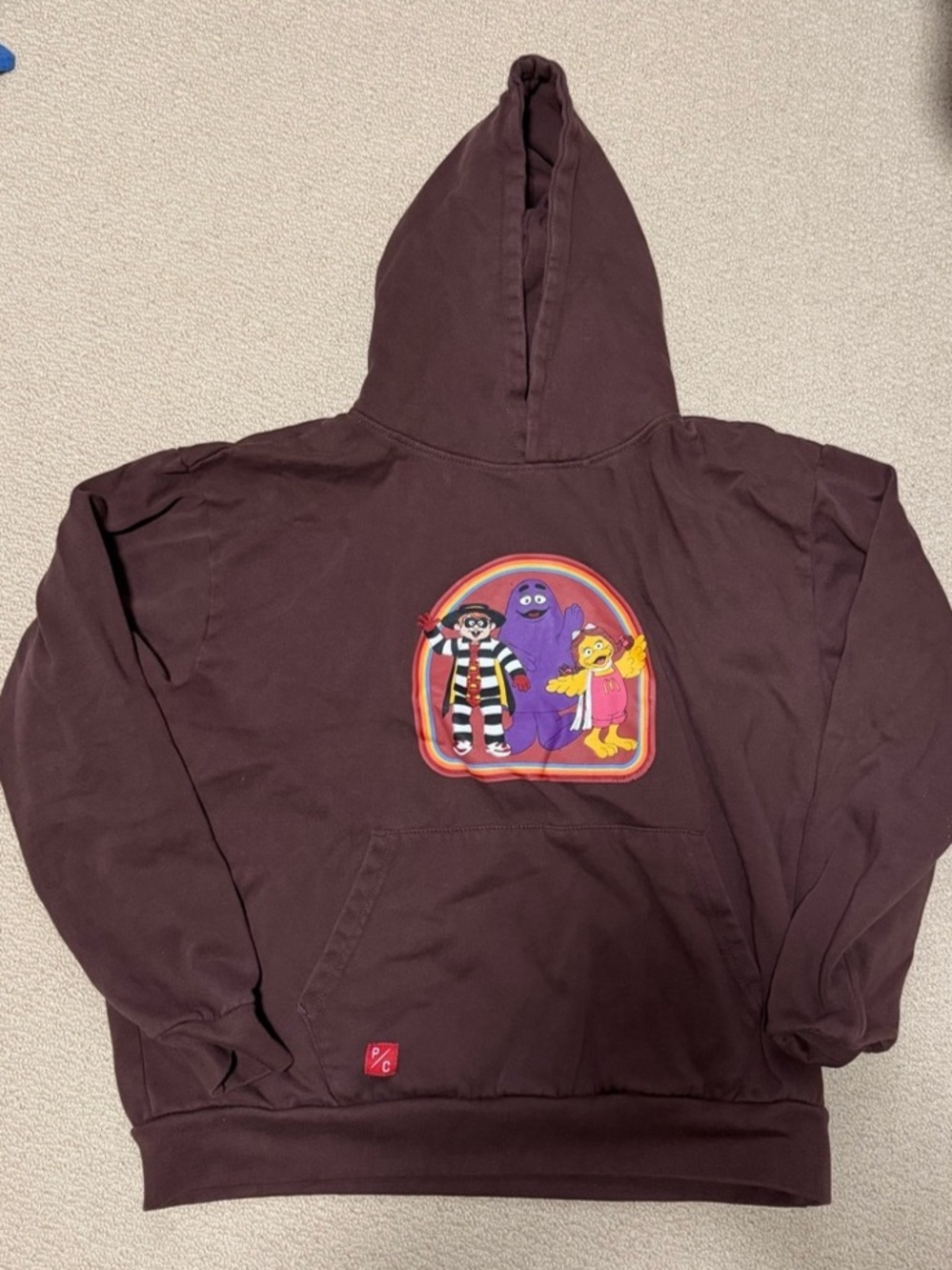 Peace Collective McDonald's Brown Graphic Hoodie